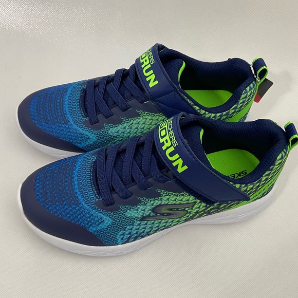 Skechers Go Run Sneakers - Youth Boys Size US 3 - Picture 2 of 6